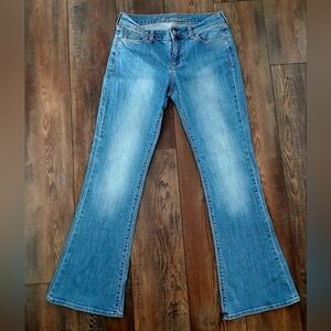 Old Navy Sweetheart Womens 4R Classic MidRise Flair Denim Stretch Jeans 2008